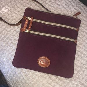 Dooney and Bourke Maroon Crossbody
